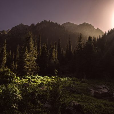 Karakol-valley-sunset